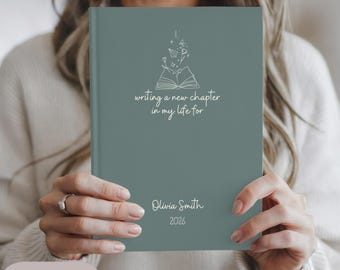 New Chapter Journal Personalized, Graduation Retirement New Job Gift, Writing the Next Chapter Notebook, Inspirational Journal