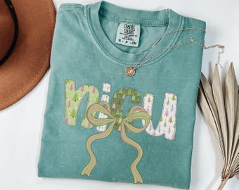 Christmas NICU Nurse Crew Shirt | Neonatal Holiday Squad Comfort Colors Tee | Coquette Xmas Party Gift | Nurse Appreciation
