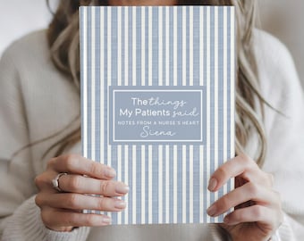 Nurse Journal, Personalized Nurse Gift, Nurse Appreciation Notebook, Nurse Graduation Gift, RN Grad Gift, Nurse Week Gift, Nursing Student