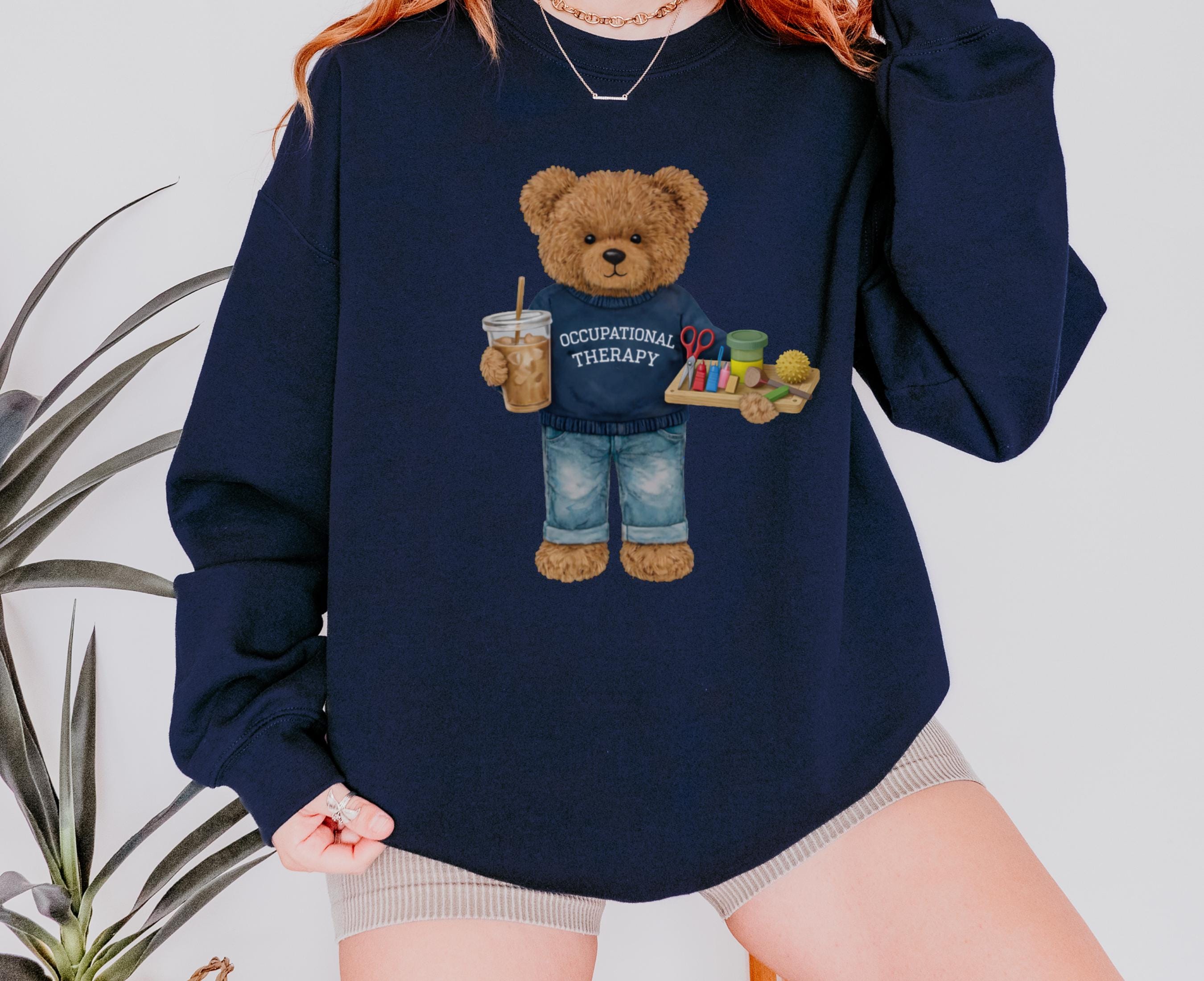 Occupational Therapy Teddy Bear Sweatshirt Pediatric OT Crewneck