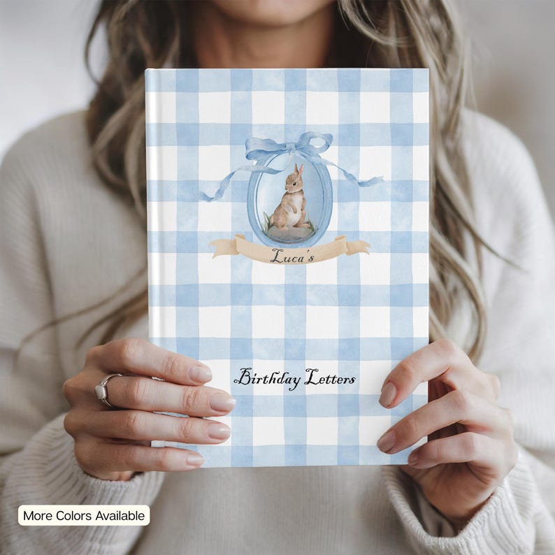 Personalized Birthday Letters Journal, Custom Birthday Memory Book for ...