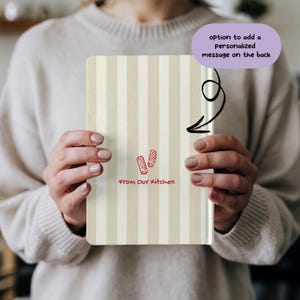 Libro de recetas personalizado para parejas, libro de cocina familiar personalizado, regalo de boda para recién casados, diario para amantes de la comida en la inauguración de la casa. imagen 4
