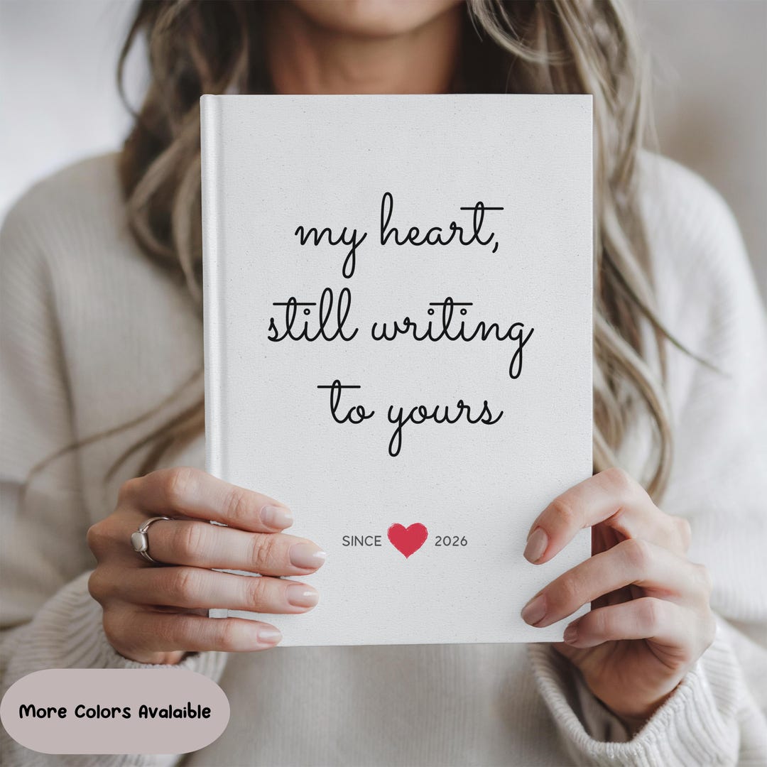 Grief Lettering Personalized Grief Journal, Letters to Heaven Sympathy Gift, in Loving ...