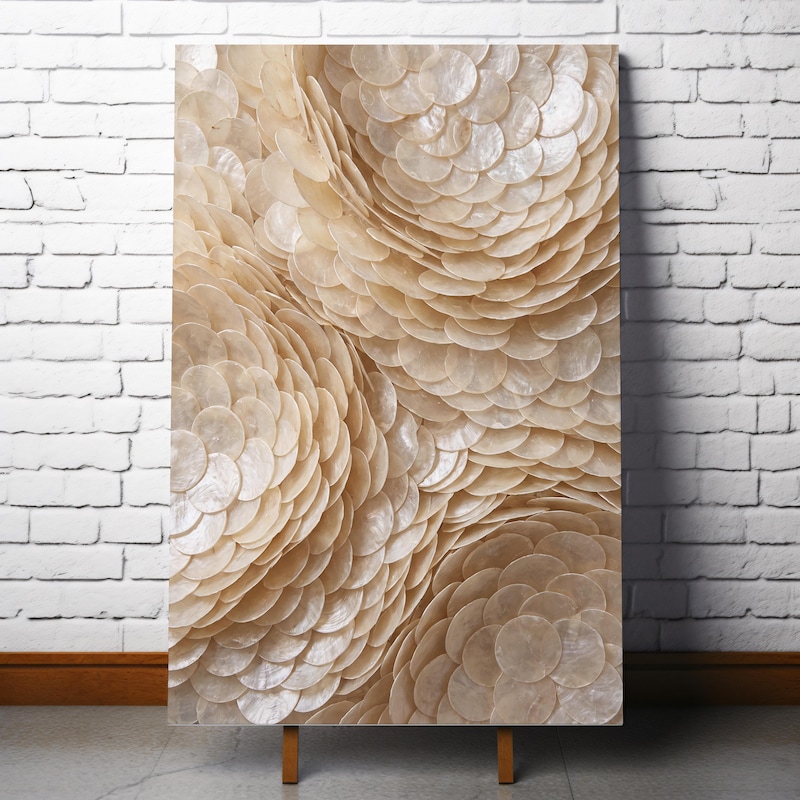 Capiz Shells Framed Wall Art - Etsy