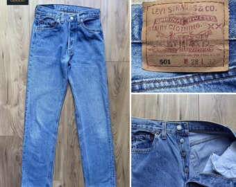 Vintage 80s Levi's 501 Jeans – Made in USA – 1985 Denim High