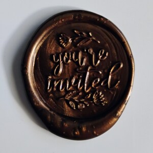 Wax Seals, Adhesive Wax Seals, Wedding Wax Seals, Special Occasion Wax Seals