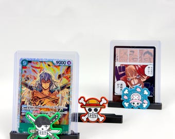 Trading card holders in One Piece design | Card holders | Card stands | TCG card holders | Toploaders, magnetic cases & PSA/Beckett/CGC