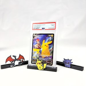 Sammelkartenhalter | Kartenhalter | Tcg-Kartenhalter | Pikachu Latias Latios Gengar Glurak | Toploader | Magnet Case | PSA Beckett CGC AOG