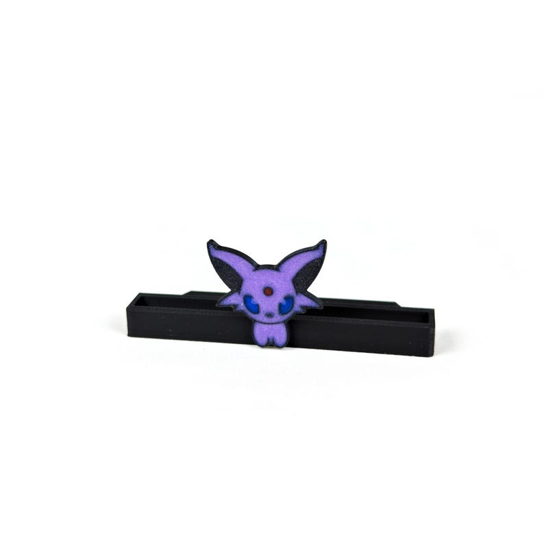 Sammelkartenhalter im Evoli Design | Kartenhalter | Tcg-Kartenhalter | Eeveelutions | Toploader | Magnet Case & PSA/Beckett/CGC/AOG Espeon (Psiana)