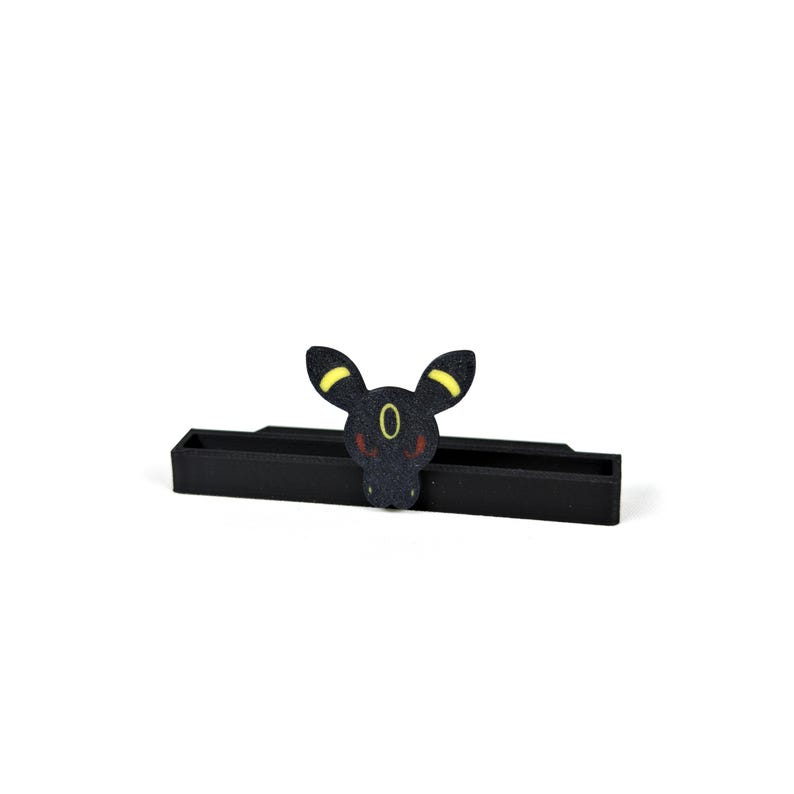 Sammelkartenhalter im Evoli Design | Kartenhalter | Tcg-Kartenhalter | Eeveelutions | Toploader | Magnet Case & PSA/Beckett/CGC/AOG Umbreon (Nachtara)