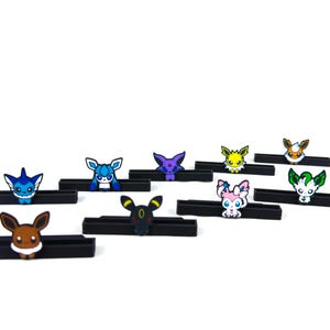 Sammelkartenhalter im Evoli Design | Kartenhalter | Tcg-Kartenhalter | Eeveelutions | Toploader | Magnet Case & PSA/Beckett/CGC/AOG Bild 5