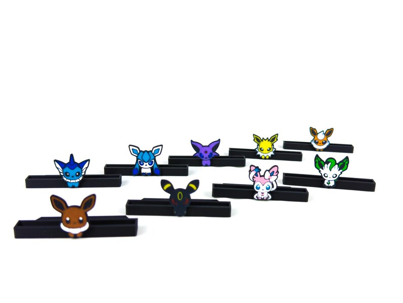Sammelkartenhalter im Evoli Design | Kartenhalter | Tcg-Kartenhalter | Eeveelutions | Toploader | Magnet Case & PSA/Beckett/CGC/AOG Bild 5