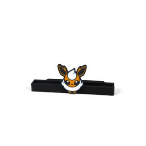 Sammelkartenhalter im Evoli Design | Kartenhalter | Tcg-Kartenhalter | Eeveelutions | Toploader | Magnet Case & PSA/Beckett/CGC/AOG Flareon (Flamara)