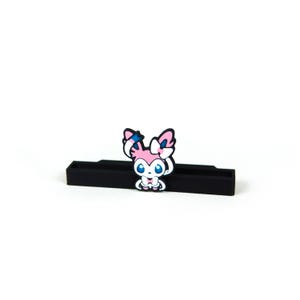Sammelkartenhalter im Evoli Design | Kartenhalter | Tcg-Kartenhalter | Eeveelutions | Toploader | Magnet Case & PSA/Beckett/CGC/AOG Sylveon (Feelinara)