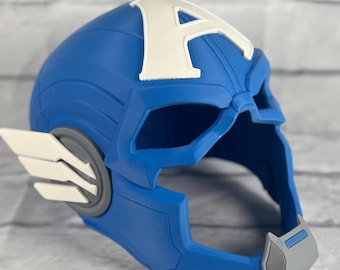 Marvel Rivals Inspired Captain America Mask | Cosplay Helmet