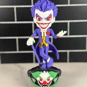 Joker Figurine | Joker Bust | 3D Printed Comic Inspired Collectible | Statue Decorations