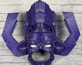 Galactus Movie Inspired Helmet: Cosmic Purple Cosplay Mask