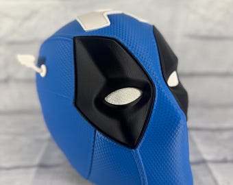 Máscara inspirada en el Capitán Deadpool, casco de cosplay impreso en 3D