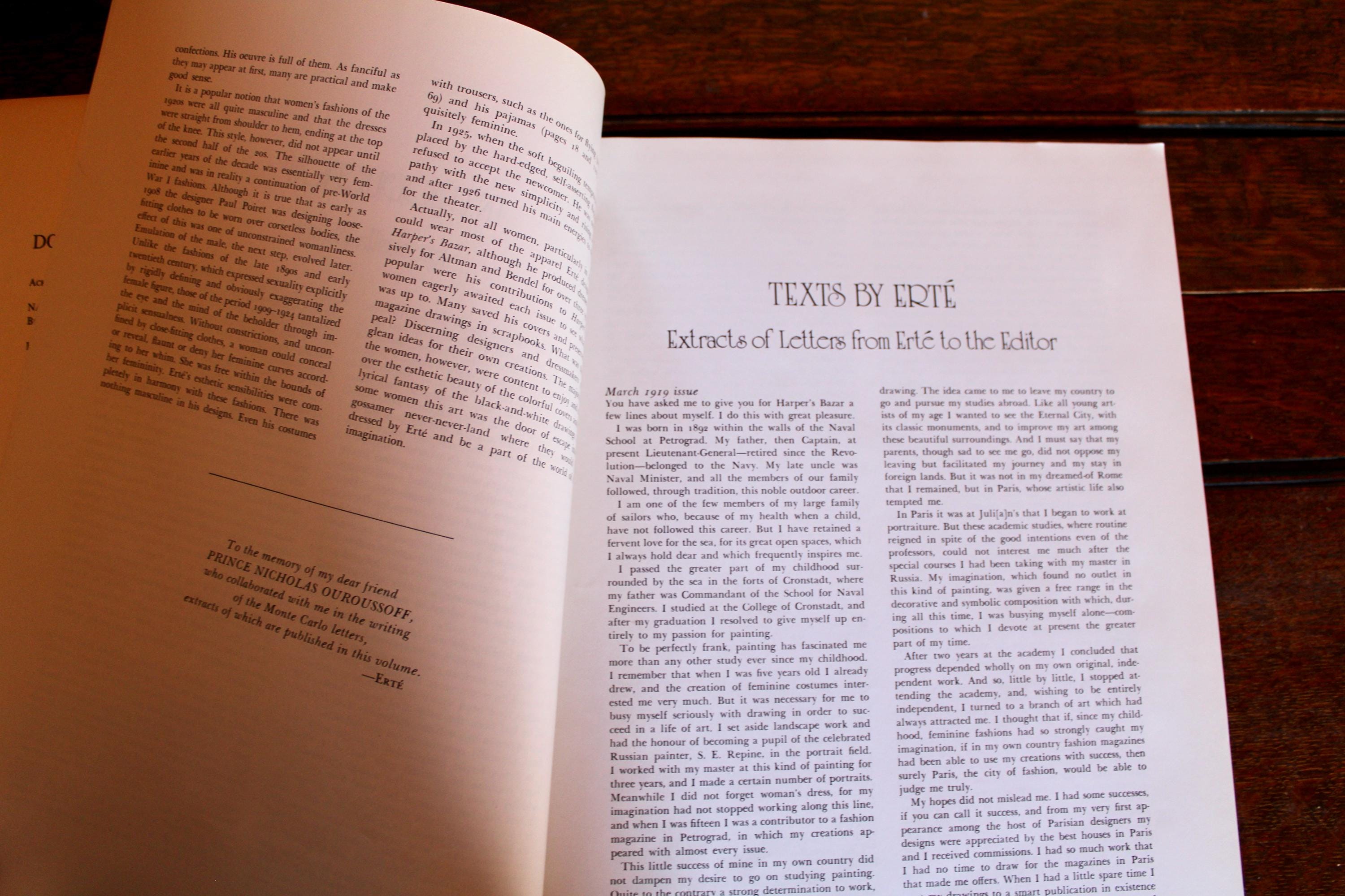 【追加画像】洋書　Designs by Erte エルテ　ハーパーズバザー Designs by 'Erte : Fashion Drawings and Illustr