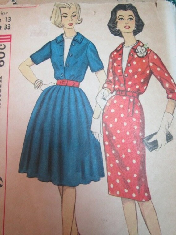shirtwaist dress 1960s