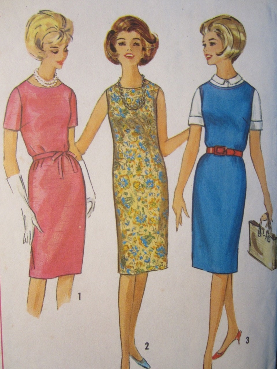 Simplicity 5409 1960's Shift Dress ...