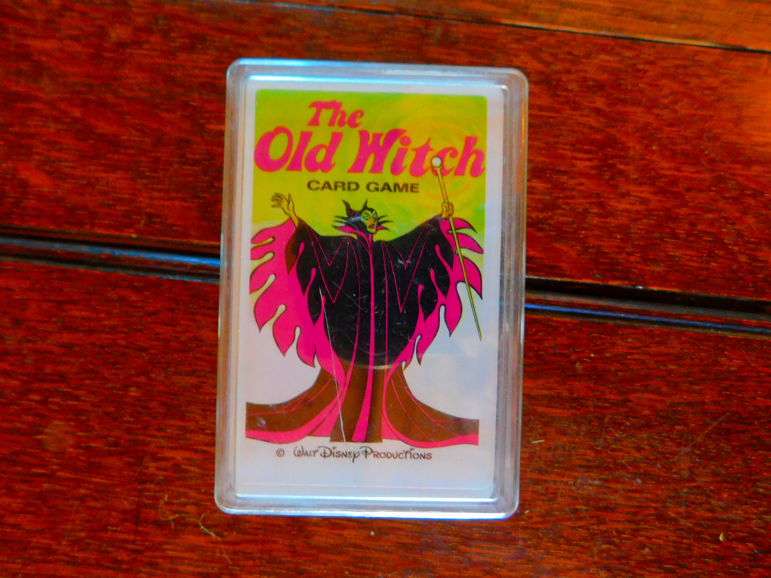 Vintage Disney Card Game 'the Old Witch' Card Game