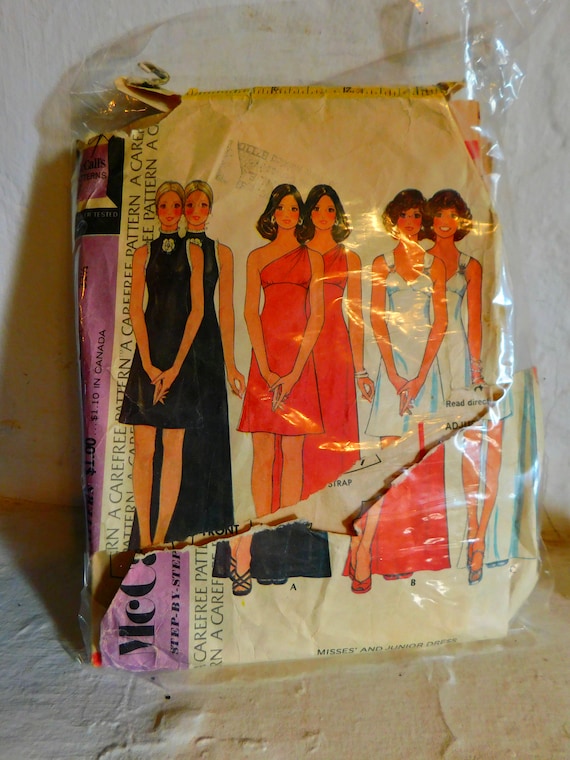 mccalls empire waist dress pattern 1950s Original Vintage McCalls Sewing Pattern 9698 Misses Empire Waist  Dress 30B main image 0