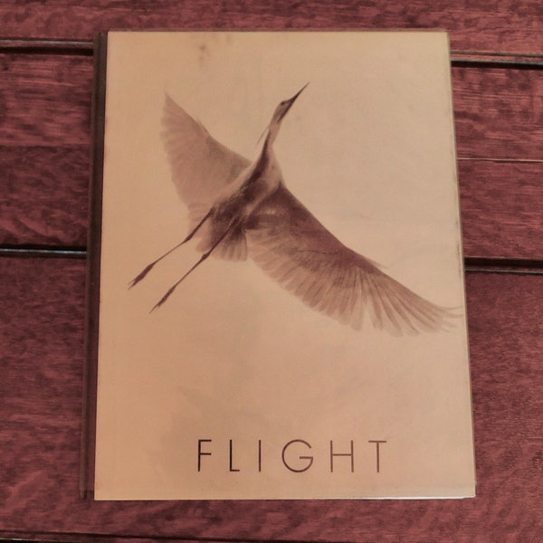 Flight by Jacques Ormond - Hardcover Book First Edition  - Preface by Jean Cocteau - Beautiful Black and White Photography Birds and Planes