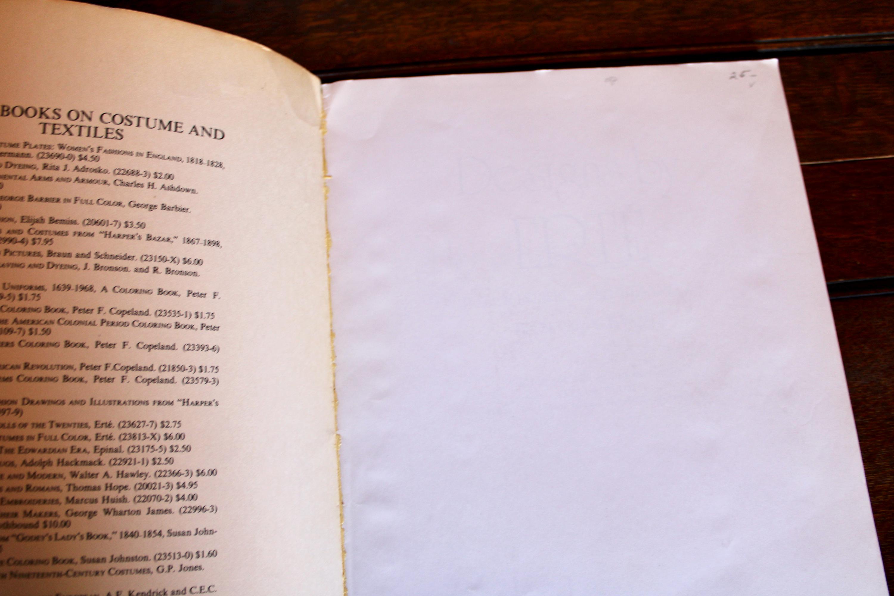 【追加画像】洋書　Designs by Erte エルテ　ハーパーズバザー Designs by 'Erte : Fashion Drawings and Illustr