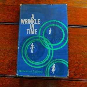 A Wrinkle in Time by Madeleine L'Engle - Vintage Wrinkle in Time Book - Hardcover with Dust jacket - 1962 Jr. Deluxe Book Club Edition