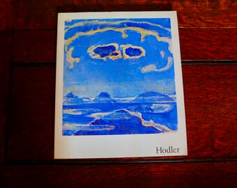 Ferdinand Hodler by Peter Selz Softcover Art Paintings Book 1972 - First Edition Coffee Table Art Book - Hodler Paintings - F Holder