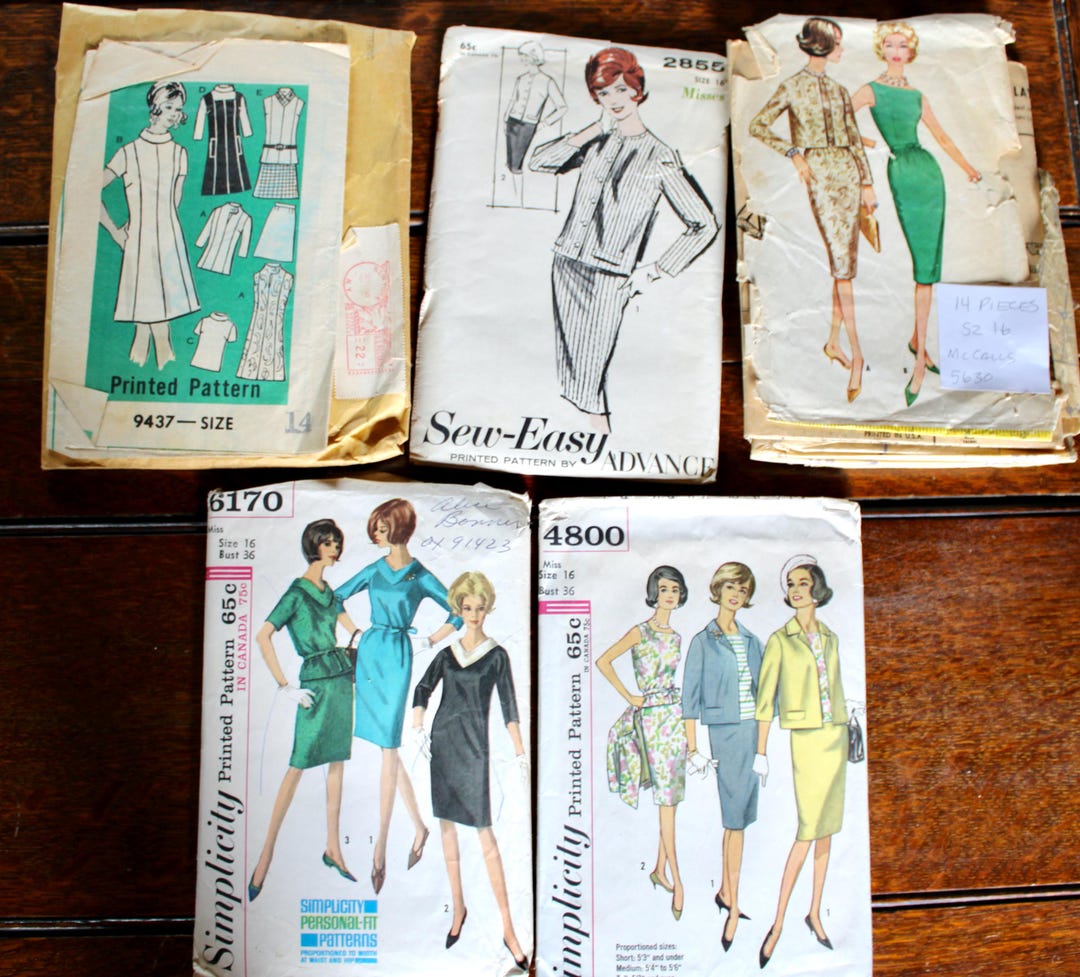 1960's Advance Suit Dress Pattern – Bust 32” - No. 9889 main image 0