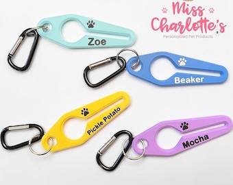 Dog Poop Bag Holder, Personalized 3D Printed Plastic Carrier