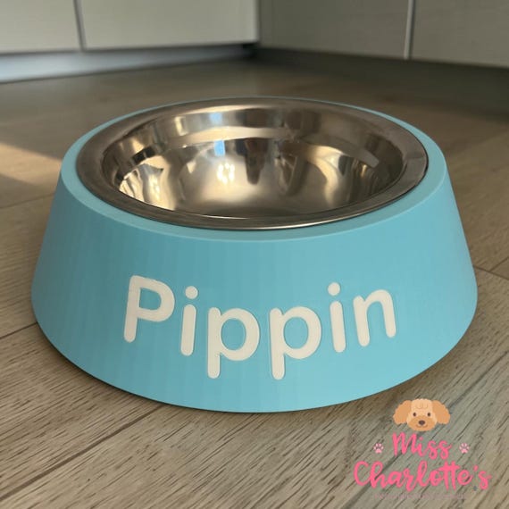 Custom Pet Bowl with Removable Stainless Steel Insert