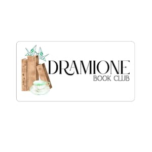 Dramione Book Club Sticker, Wizarding World Fan Fics, Manacled Paper Cranes, Bookish