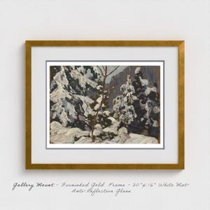 Franklin Carmichael, Winter Woods 1923 | Canadian Group of Seven, Premium Materials, Limited Edition Giclee Canvas
