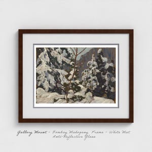 Franklin Carmichael, Winter Woods 1923 | Canadian Group of Seven, Premium Materials, Limited Edition Giclee Canvas