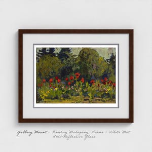 Arthur Lismer, Poppies, Bedford Park Avenue 1924 | Canadian Group of Seven, Premium Materials, Limited Edition Giclee Canvas