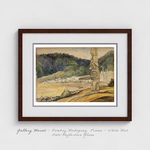 Emily Carr, Skidigate 1928 | Canadian Group of Seven, Premium Materials, Limited Edition Giclee Canvas