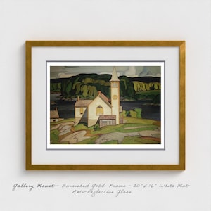 AJ Casson, Anglican Church, Magnetawan  | Canadian Group of Seven, Premium Materials, Limited Edition Giclee Canvas