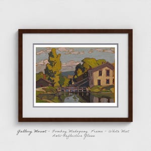 Alfred Casson, Mill at Alton 1930 | Canadian Group of Seven, Premium Materials, Limited Edition Giclee Canvas