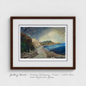 Emily Carr, Shoreline 1936| Canadian Group of Seven, Premium Materials, Limited Edition Giclee Canvas