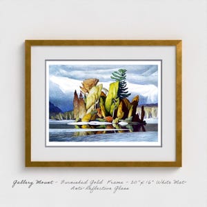 AJ Casson, Little Island | Canadian Group of Seven, Premium Materials, Limited Edition Giclee Canvas
