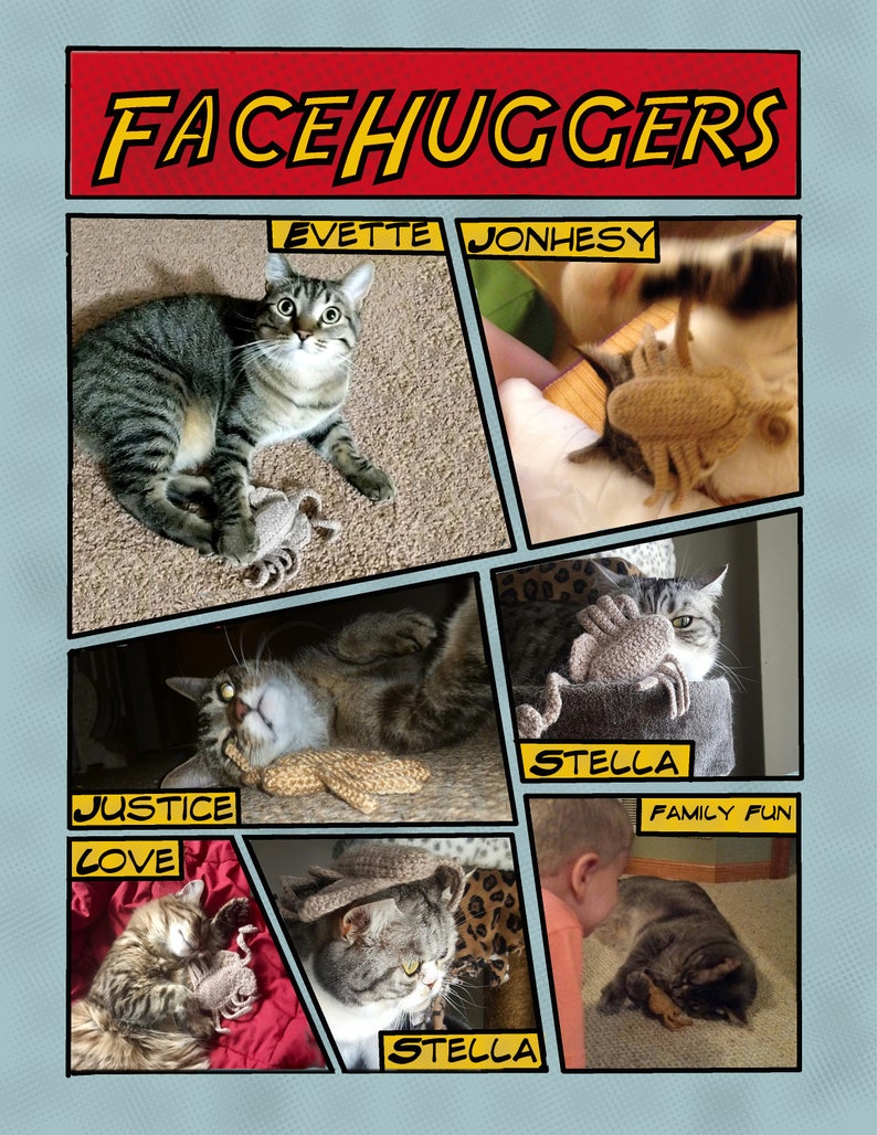 Alien Facehugger Cat Toy Etsy Canada