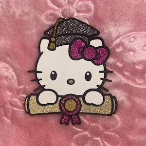 Graduation Kitty Topper/ Bouquet Topper