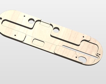 Harvey Alpha Table Saw Zero Clearance Insert – 2D CAD File and 3D STL (Digital Download)