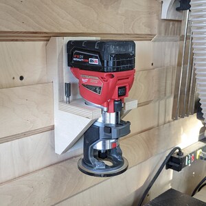 French Head Router French Cleat Cordless Router Holder Plans - Etsy