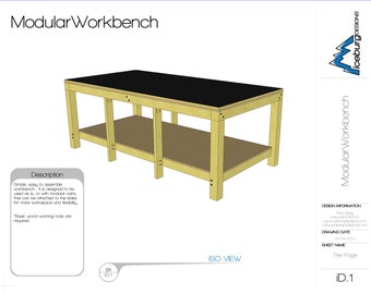 Easy DIY Workbench Plans