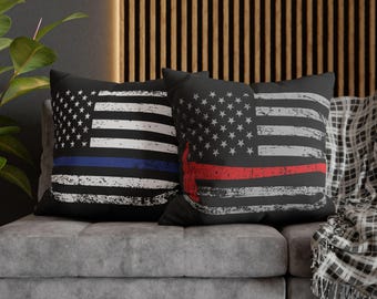 Drapeau américain fin en détresse. Rouge ou bleu - Plusieurs options