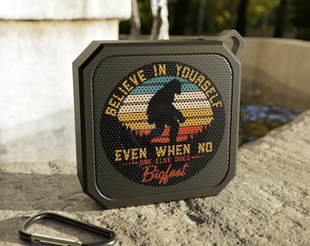 Enceinte Bluetooth Bigfoot Croyez en vous - Excellente idée cadeau - Il est réel - Personnalisez